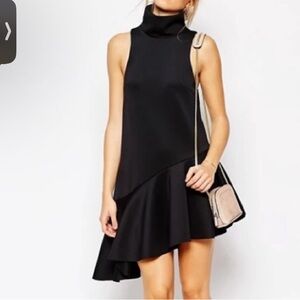 C/MEO Collective Asymmetrical Ruffle Dress